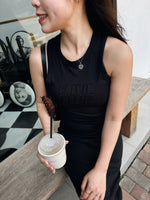 Logo Contour Tank Dress
