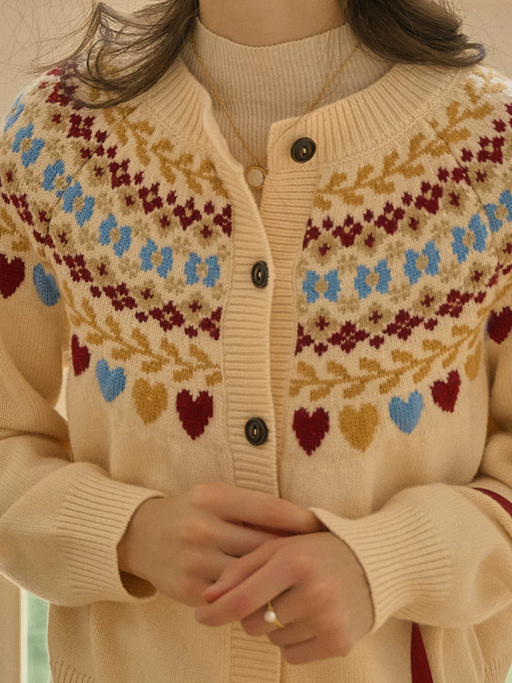 Jessie Crew Fair Isle Cardigan