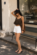Lyocell Lace Ruffled Camisole