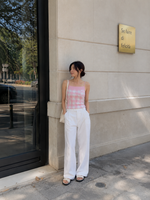Checkered Knit Camisole top