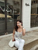 Poetic Bloom Lace Trim Tank Top-In Stock