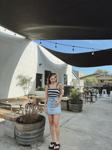 Denim Mini Skirt