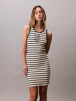 Cotton Rib Logo Graphic Tank Dress
