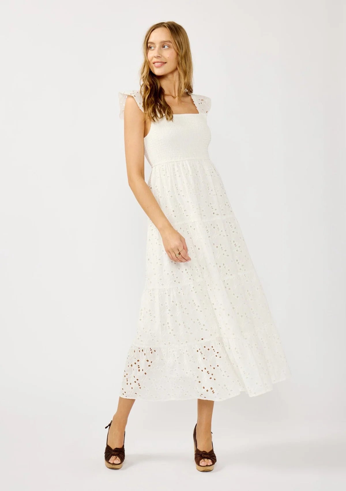 Flynn Smocked Maxi Dress