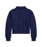 Girls Half Zip Boxy Sweatshirt