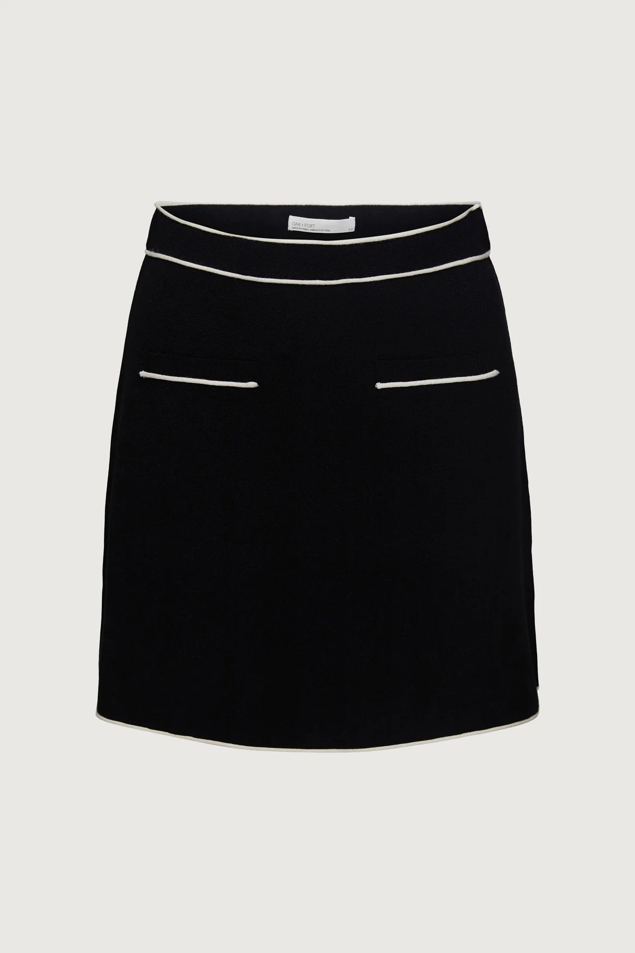 Button Up Sweater Vest+Skirt Set