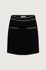 Button Up Sweater Vest+Skirt Set