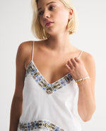 Flowy Embroidered Mini Skort