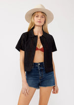 Varya Floral Eyelet Shirt