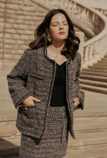 Charmaine Oversized Wool Tweed Coat  