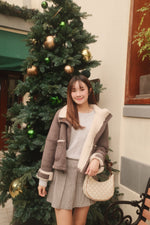 Emberlynn Shearling Short Coat