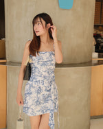 Delia Square Neck Mini Dress