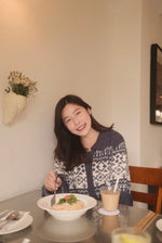 Vienna Fair Isle Cashmere Cardigan