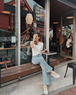 Short Sleeve Cable Knit Sweater