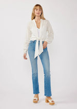 Gina Tie Front Blouse