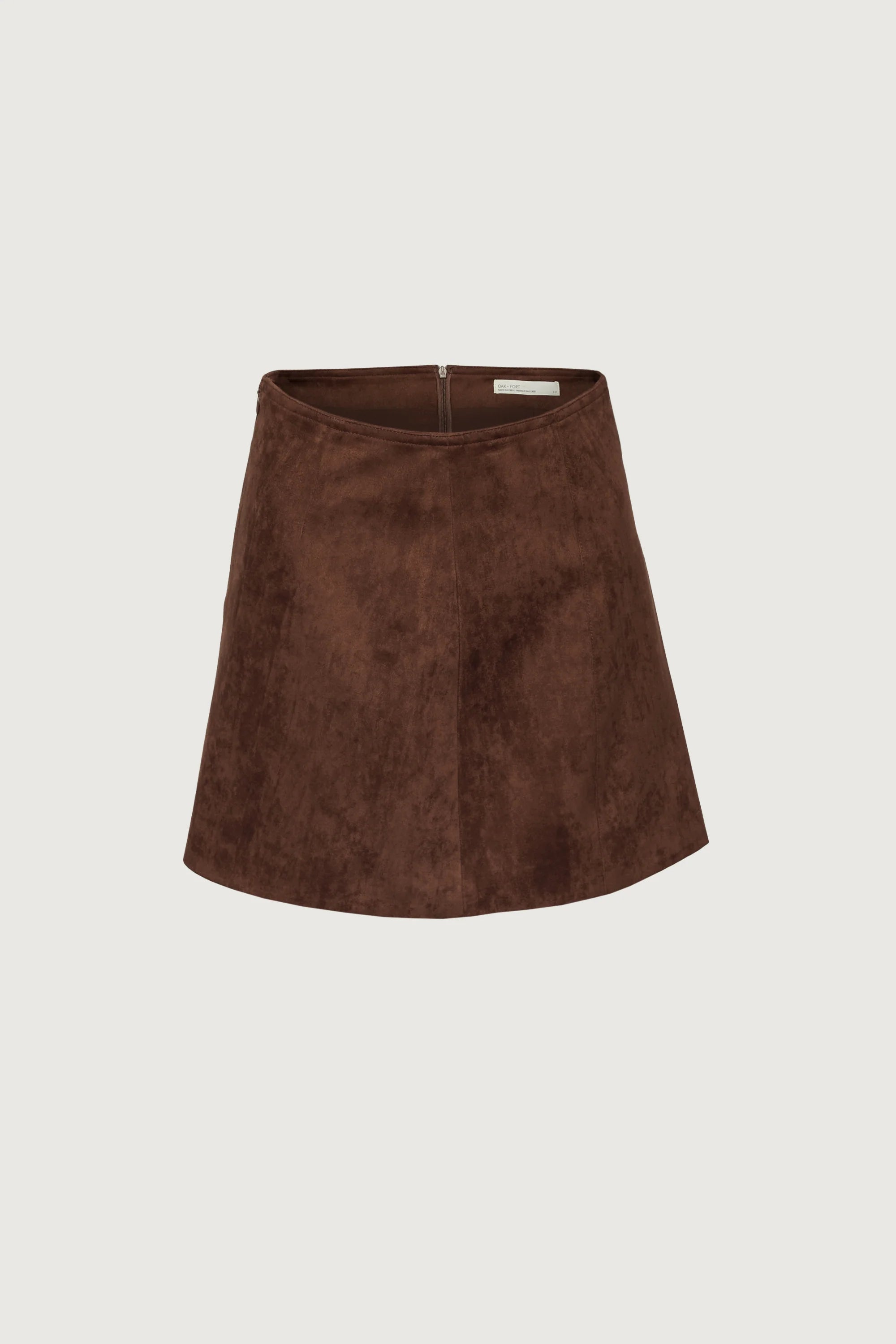 Vegan Suede Mini Skirt