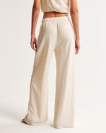 Crinkle Textured Pull-On Pant