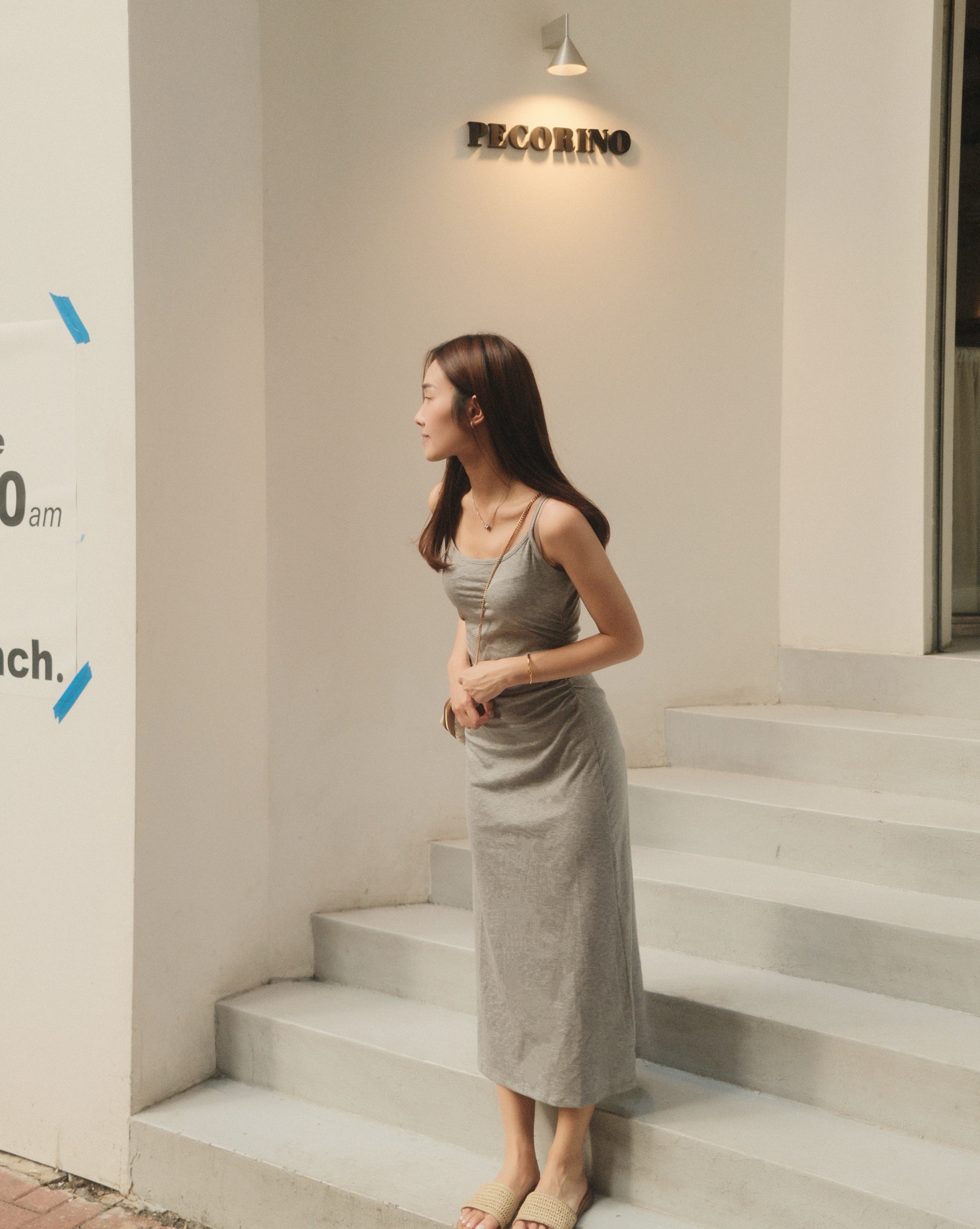 Tencel Casual Midi Dress
