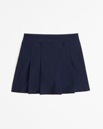 Pleated Uniform Mini Skort