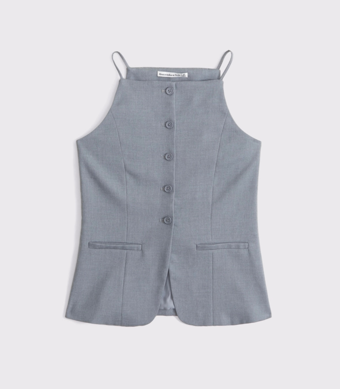 High Neck Suiting Vest