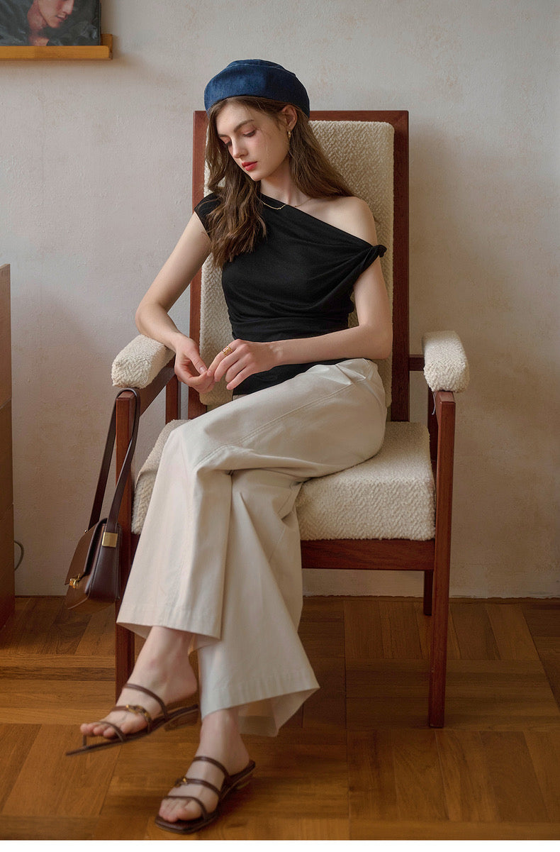 Twisted Off Shoulder Top