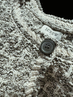 Tweed sweater lady jacket