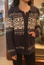 Vienna Fair Isle Cashmere Cardigan