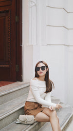 Girls Shine Off Shoulder Sweater