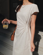 Eva Stripe Knot Dress