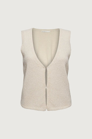 Open Front Knit Tank