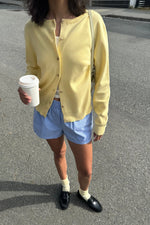 Relaxed Fit Button Front Cardigan
