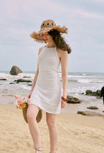Laurie Cotton Crochet Dress - Ivory