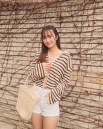 Santorini Striped Cardigan