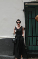 Elizabeth Square Neck Sleeveless Dress
