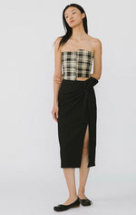 Slit Pencil Skirt