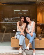 Dani Pointelle Top & Skirt Set