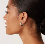 14K Gold Plated Lightweight Chunky Open Loops