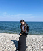 Oversized Faux Leather Jacket