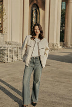 Charmaine Oversized Wool Tweed Coat  