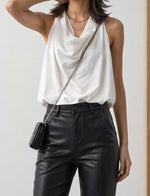 Solid Halter Neck Camisole