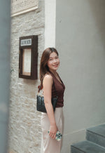 Halter Button Front Tank