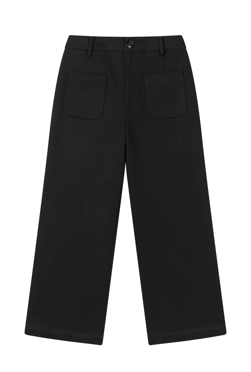 Billy Cropped Wide-Leg Denim Jeans