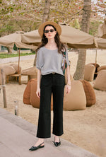 Billy Cropped Wide-Leg Denim Jeans