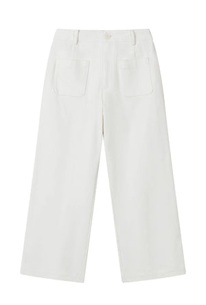 Billy Cropped Wide-Leg Denim Jeans
