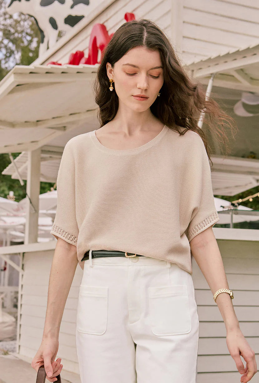 Billy Cropped Wide-Leg Denim Jeans