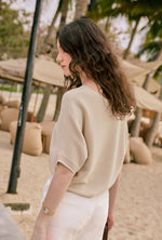 Franco Cotton Knit Top