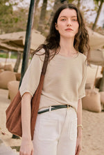 Franco Cotton Knit Top