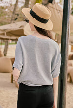Franco Cotton Knit Top