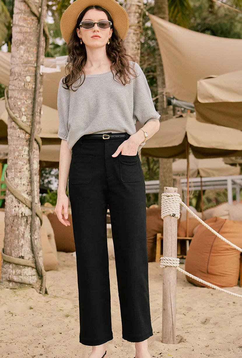 Franco Cotton Knit Top