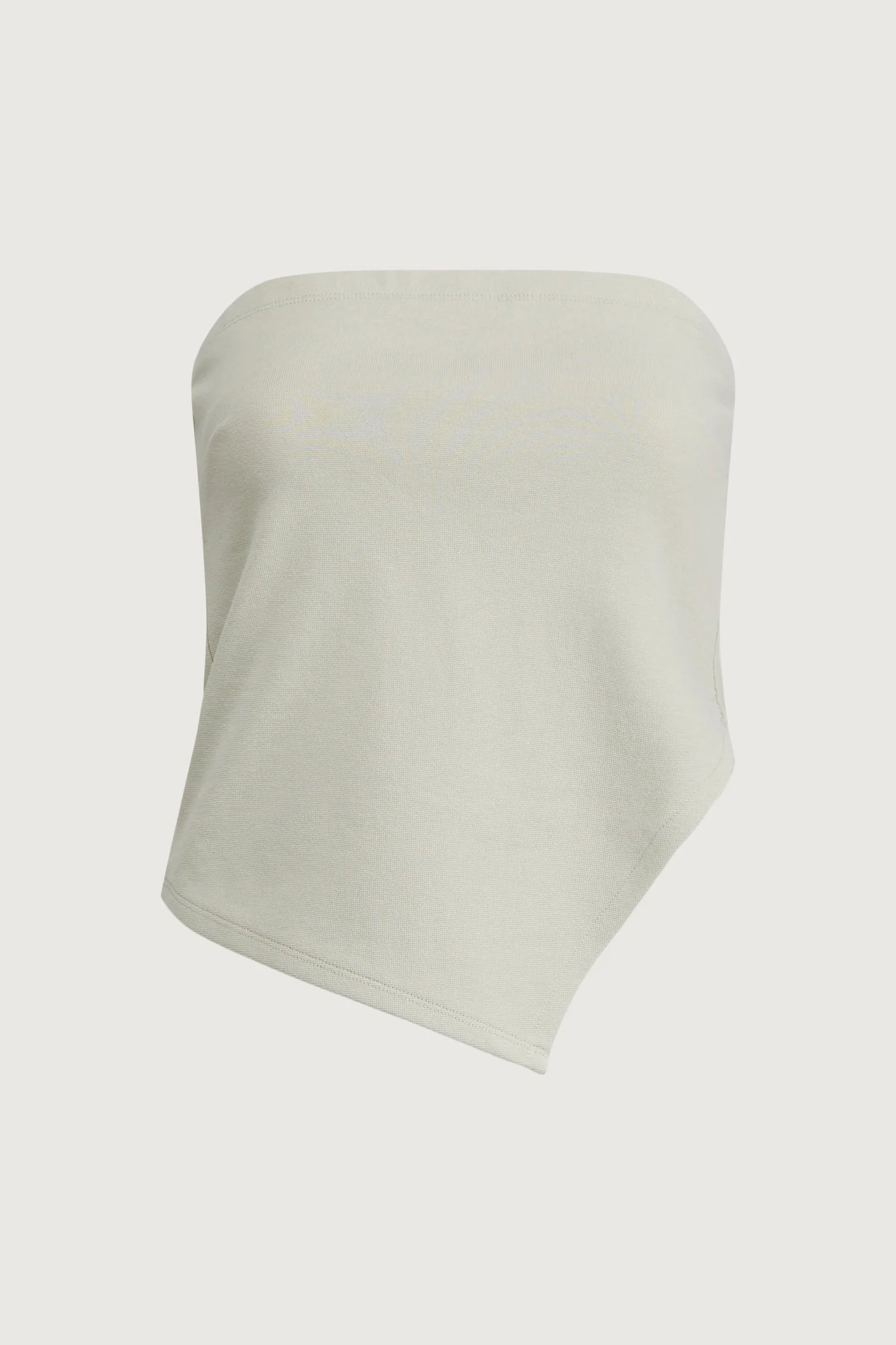 Cropped Tube Top with Side Slit